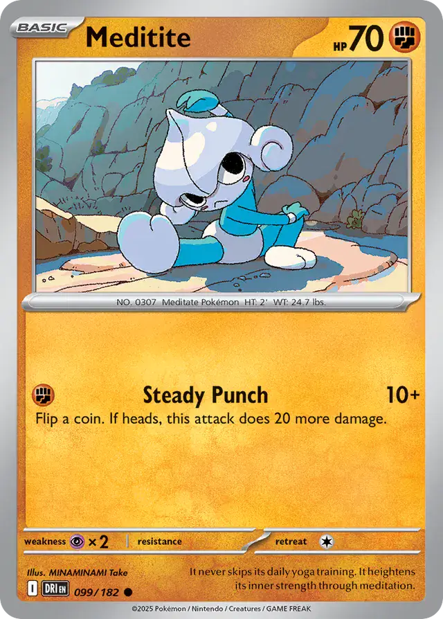Destined Rivals - 099/182 - Meditite