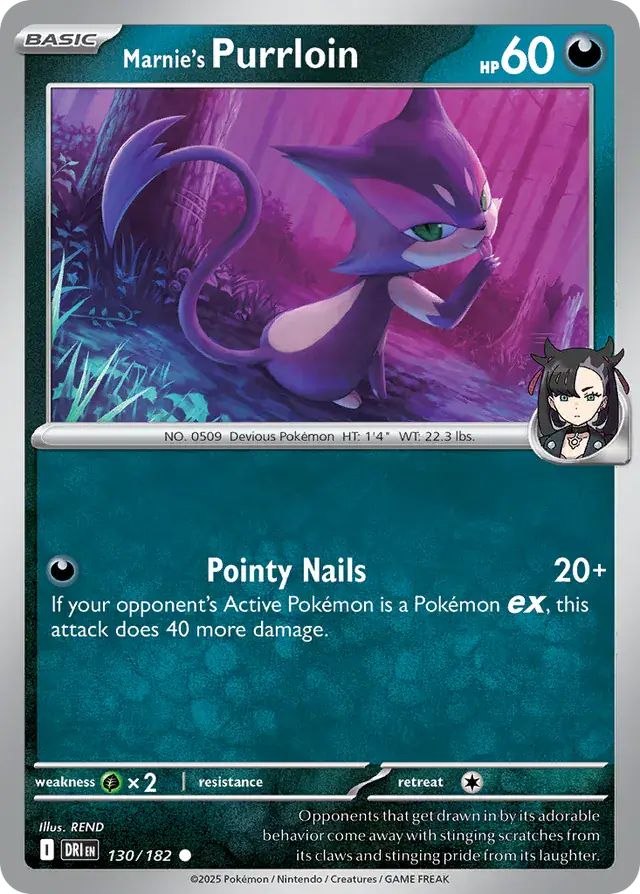 Destined Rivals - 130/182 - Marnie's Purrloin