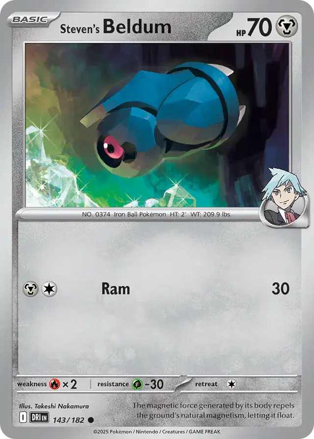 Destined Rivals - 143/182 - Steven's Beldum