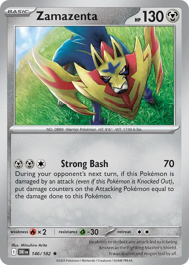 Destined Rivals - 146/182 - Zamazenta (Holo)