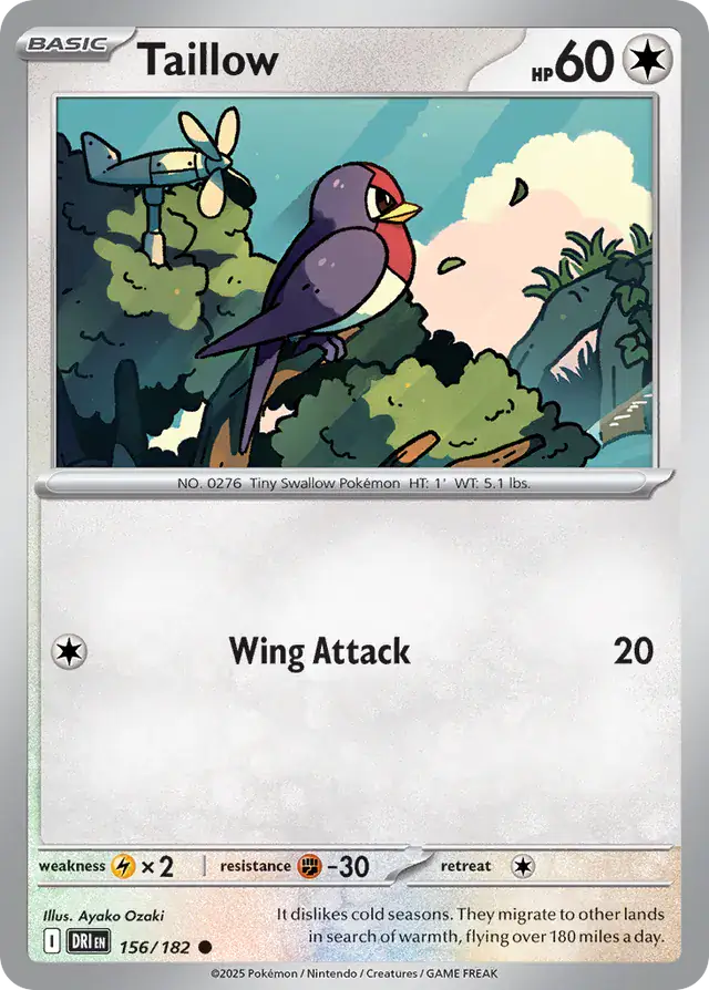 Destined Rivals - 156/182 - Taillow