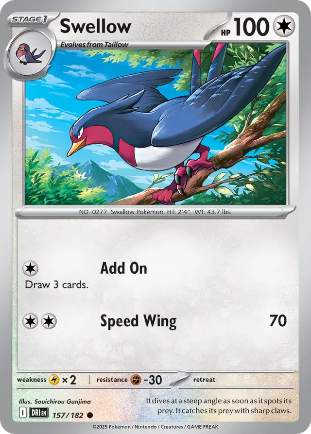 Destined Rivals - 157/182 - Swellow