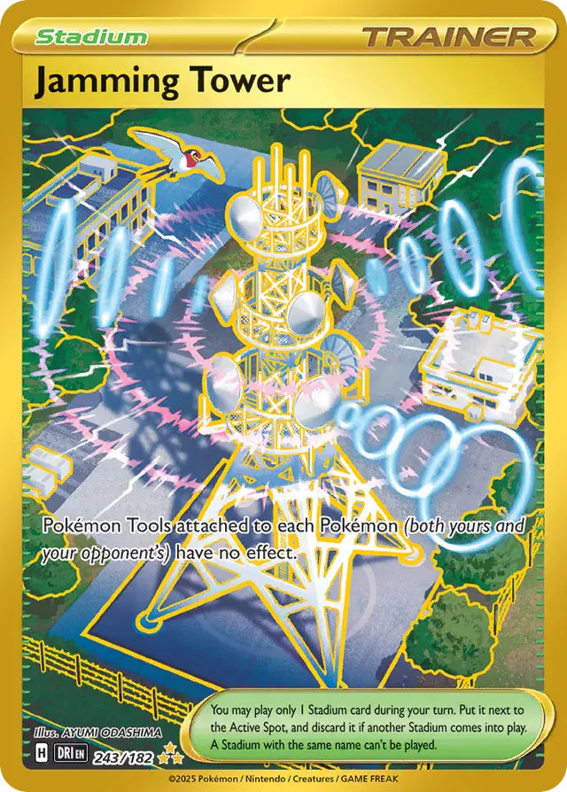 Destined Rivals - 243/182 - Jamming Tower (złota)
