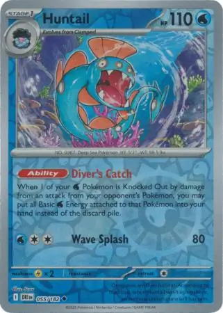 Destined Rivals - 055/182 - Huntail (Reverse Holo)