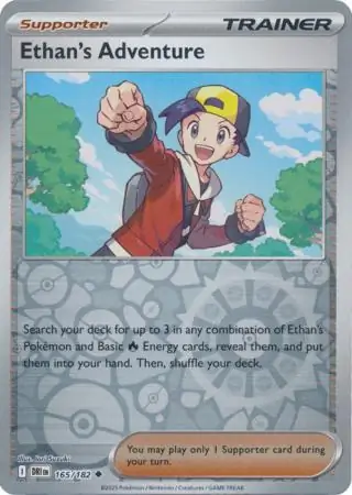 Destined Rivals - 165/182 - Ethan's Adventure (Reverse Holo)