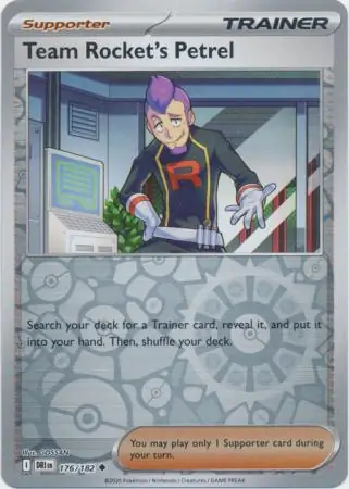 Destined Rivals - 176/182 - Team Rocket's Petrel (Reverse Holo)