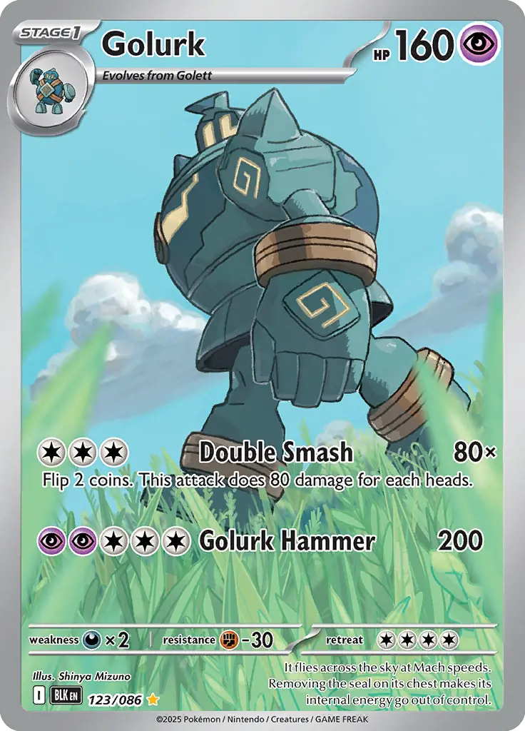 BLK - Black Bolt - 123/086 - Golurk