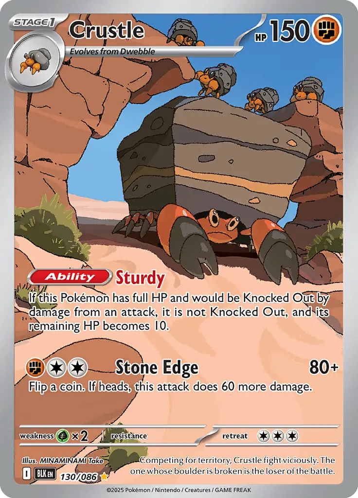 BLK - Black Bolt - 130/086 - Crustle