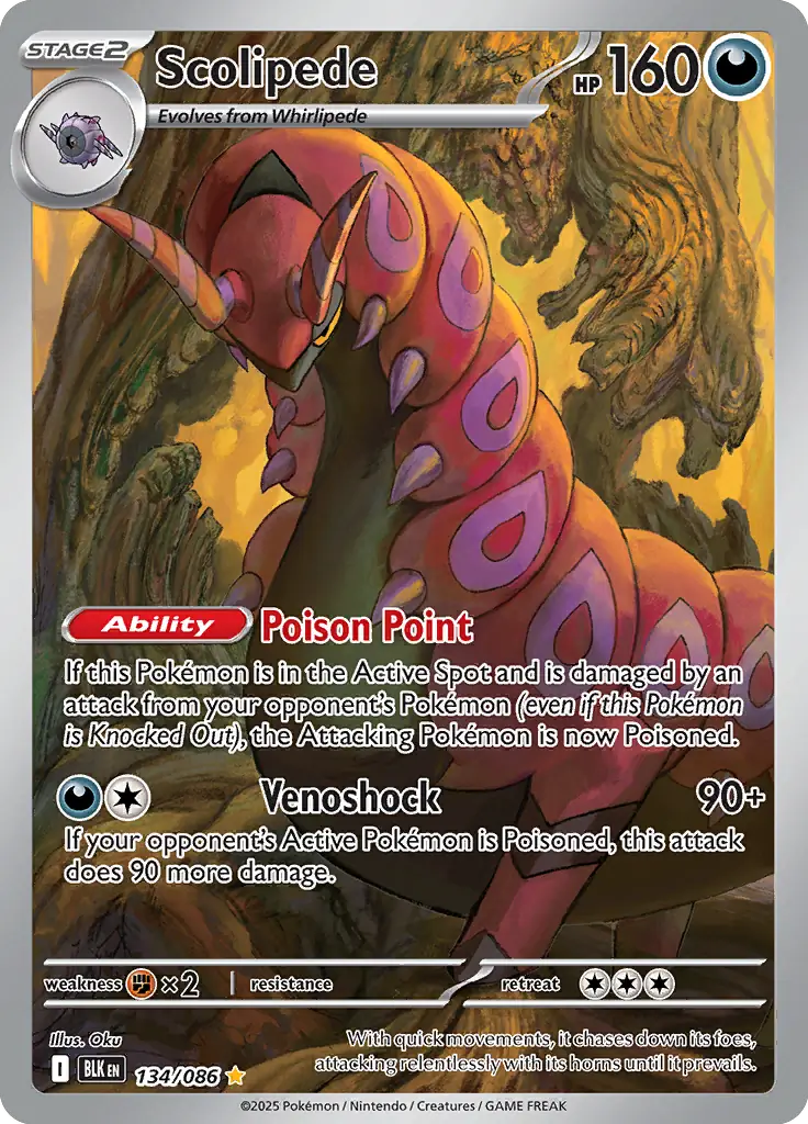 BLK - Black Bolt - 134/086 - Scolipede