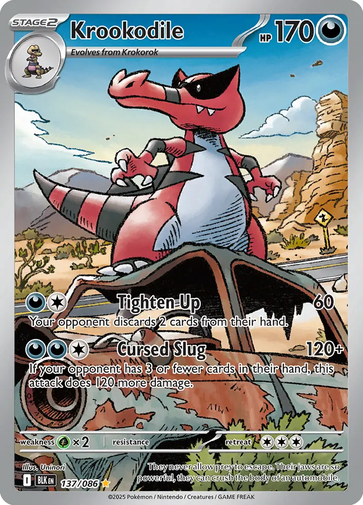 BLK - Black Bolt - 137/086 - Krookodile