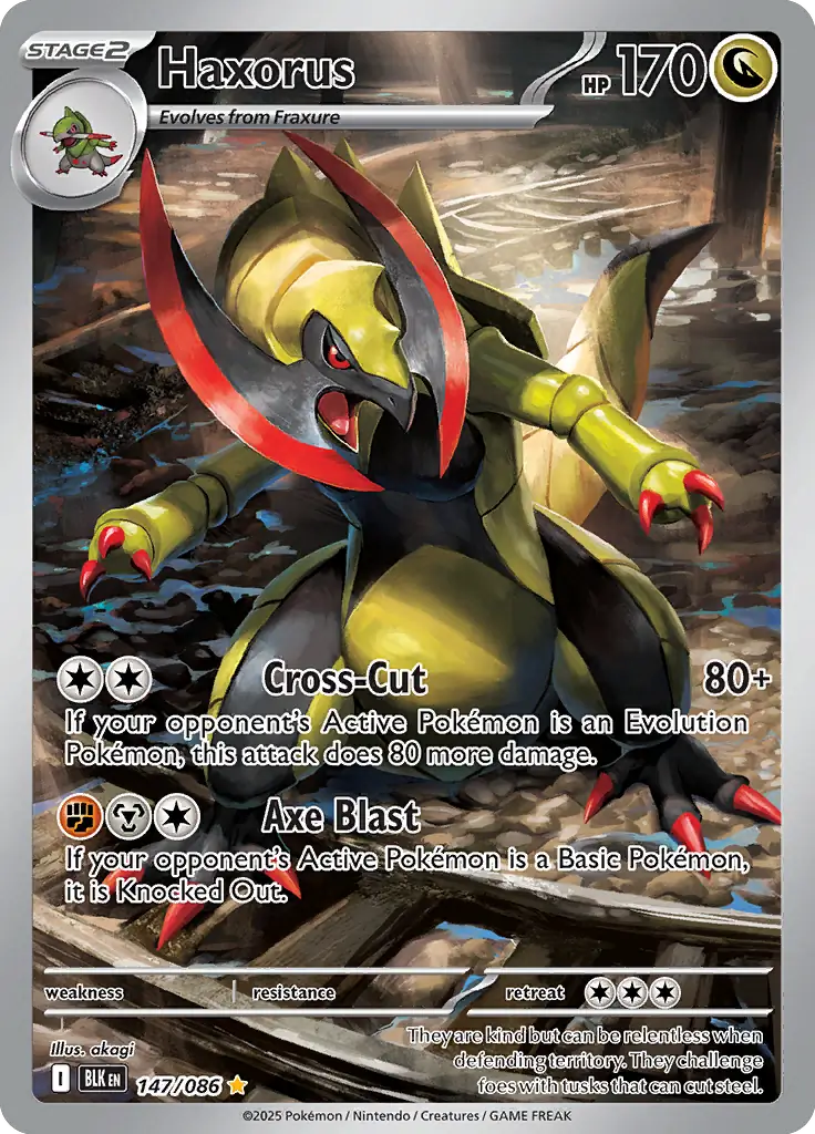 BLK - Black Bolt - 147/086 - Haxorus