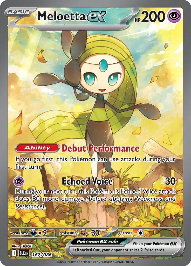 BLK - Black Bolt - 167/086 - Meloetta ex