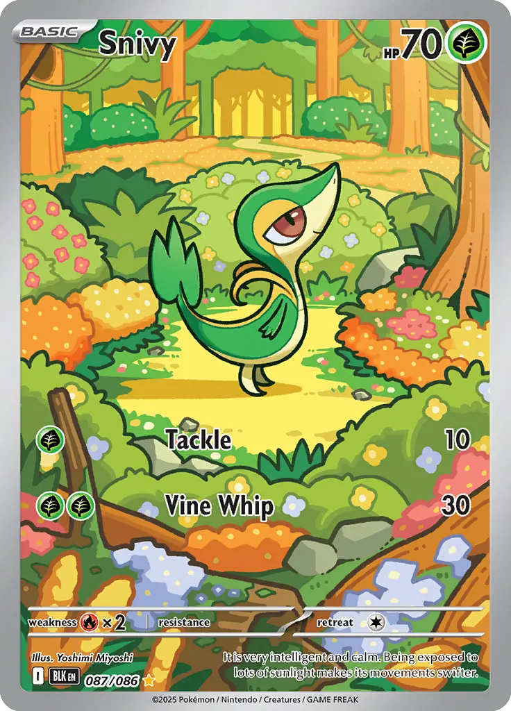 BLK - Black Bolt - 087/086 - Snivy