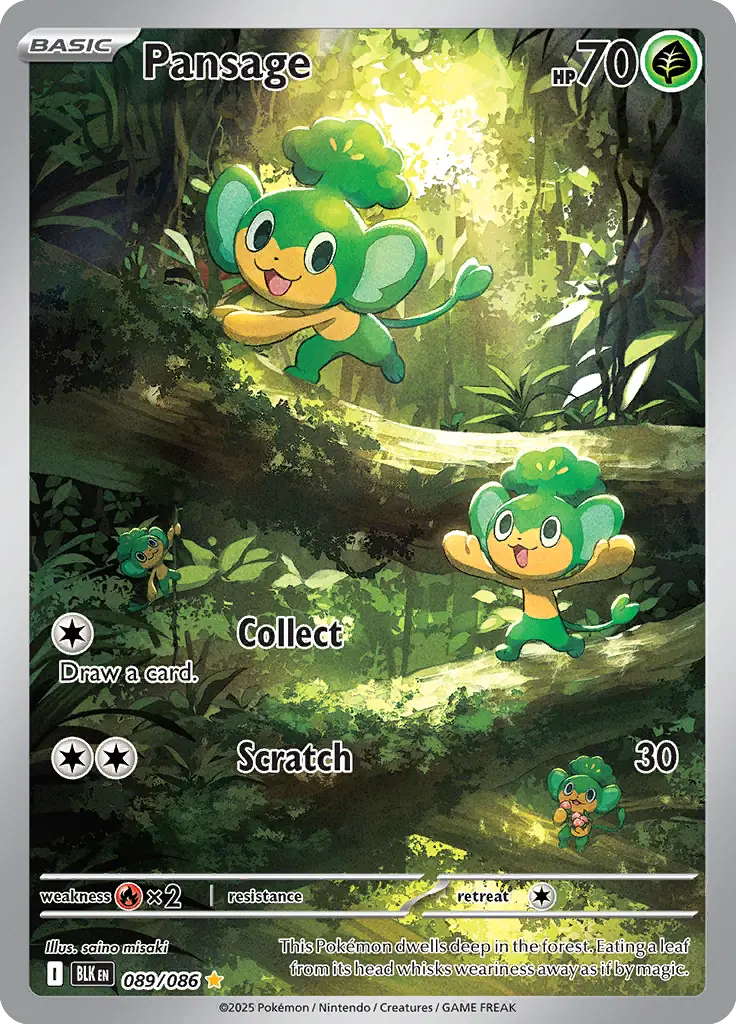 BLK - Black Bolt - 089/086 - Pansage