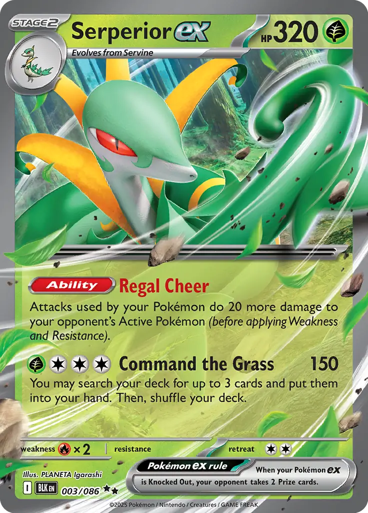 BLK - Black Bolt - 003/086 - Serperior ex