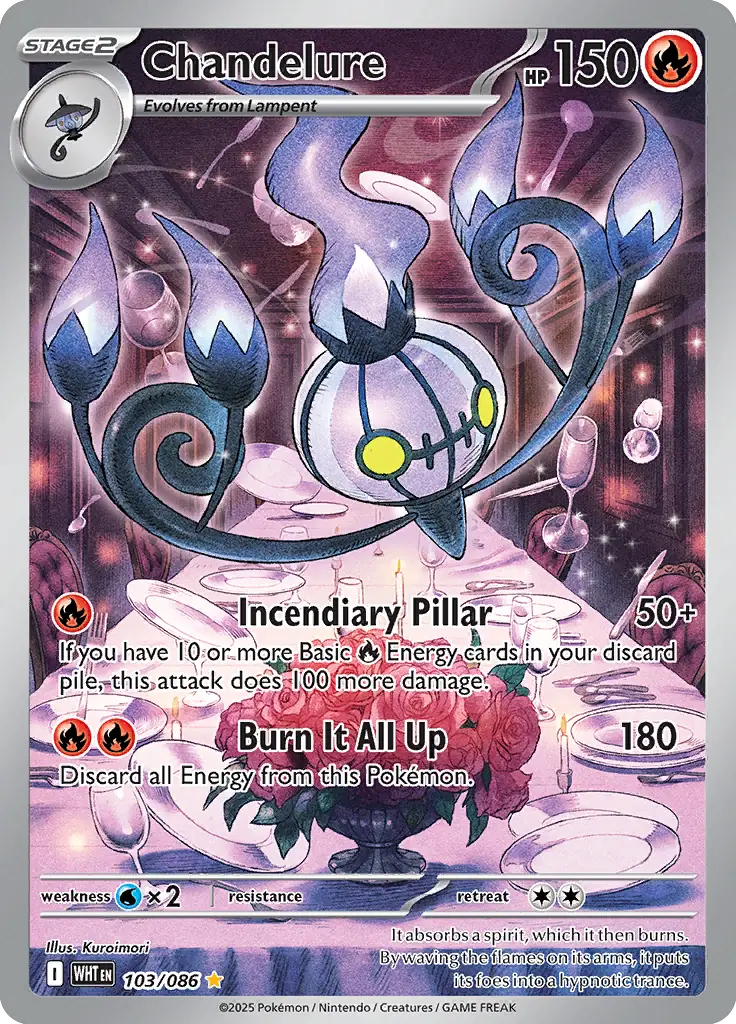 WHT - White Flare - 103/086 - Chandelure