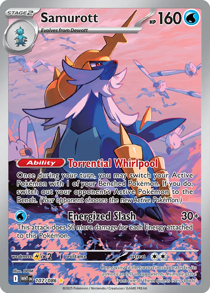 WHT - White Flare - 107/086 - Samurott