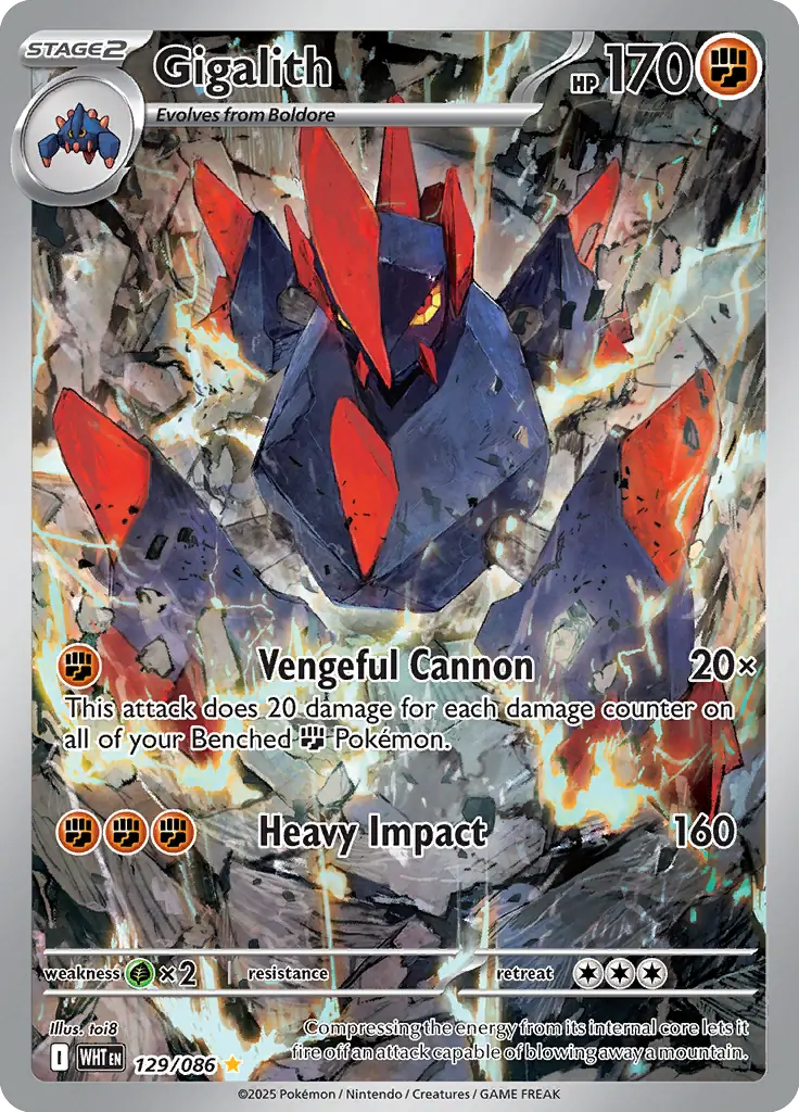 WHT - White Flare - 129/086 - Gigalith