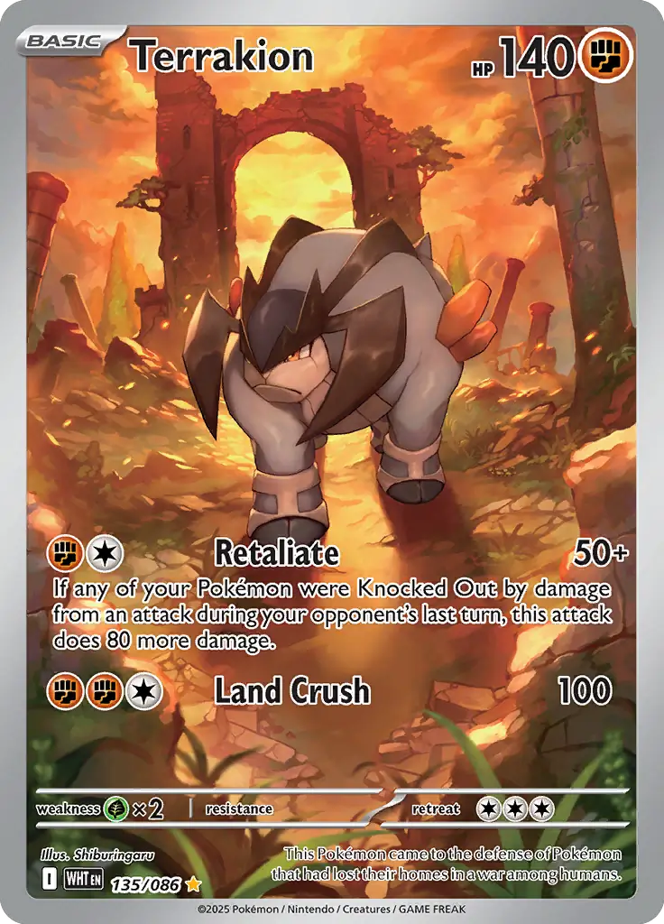 WHT - White Flare - 135/086 - Terrakion