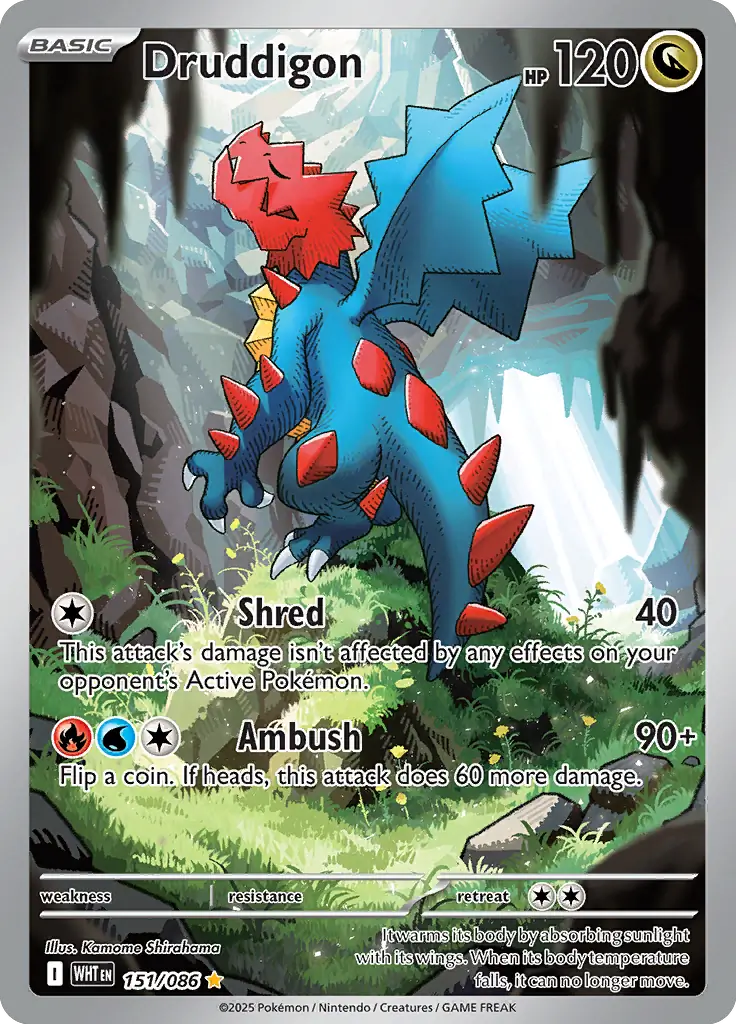 WHT - White Flare - 151/086 - Druddigon