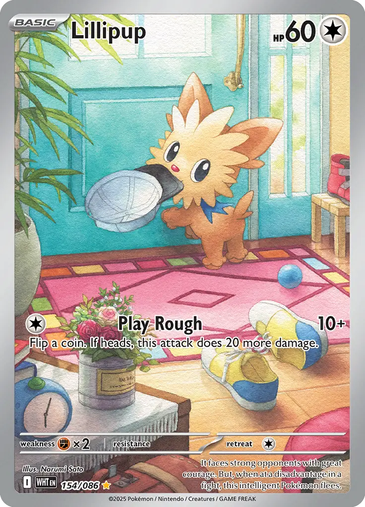 WHT - White Flare - 154/086 - Lillipup