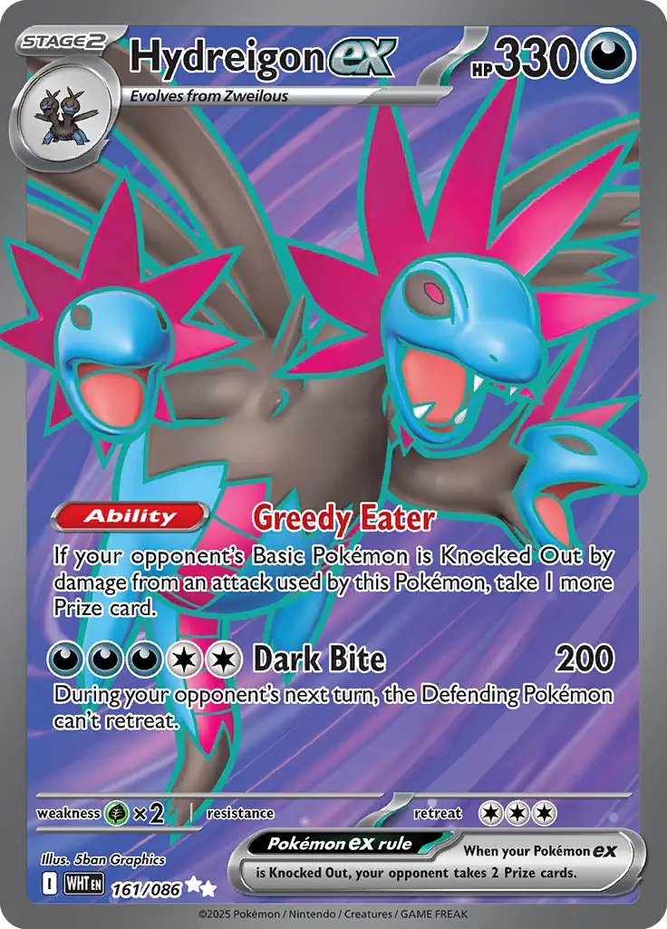 WHT - White Flare - 161/086 - Hydreigon ex