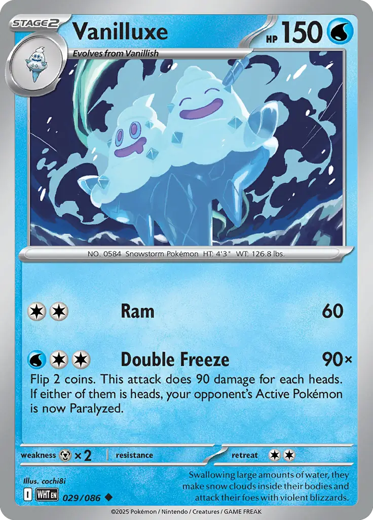 WHT - White Flare - 029/086 - Vanilluxe