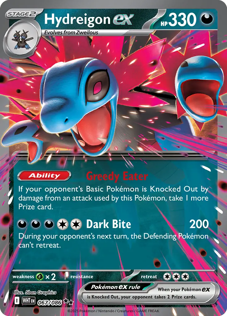 WHT - White Flare - 067/086 - Hydreigon ex