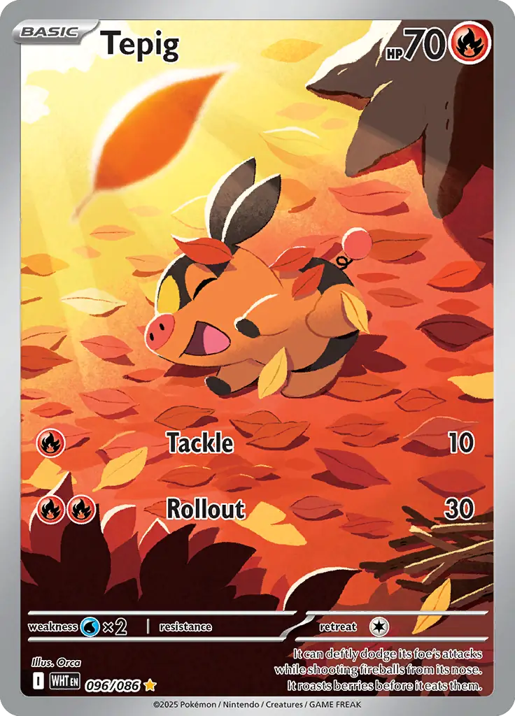 WHT - White Flare - 096/086 - Tepig