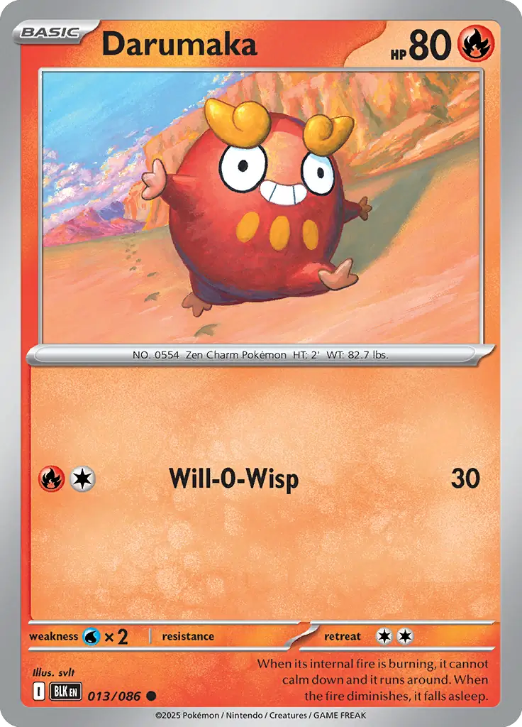 BLK - Black Bolt - 013/086 - Darumaka