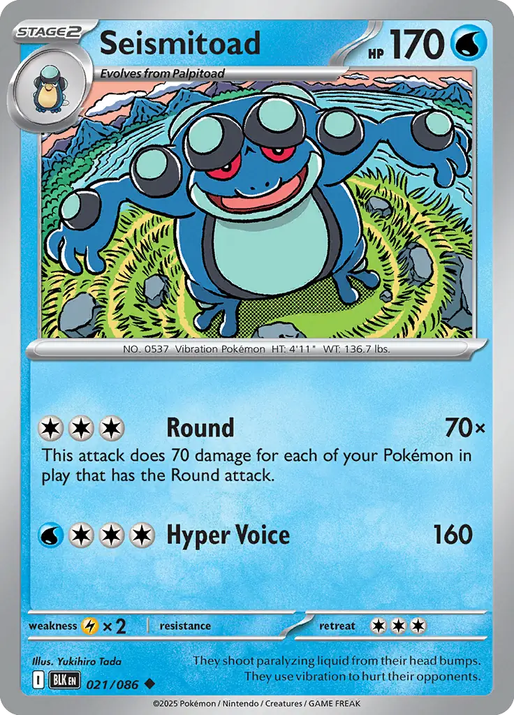 BLK - Black Bolt - 021/086 - Seismitoad