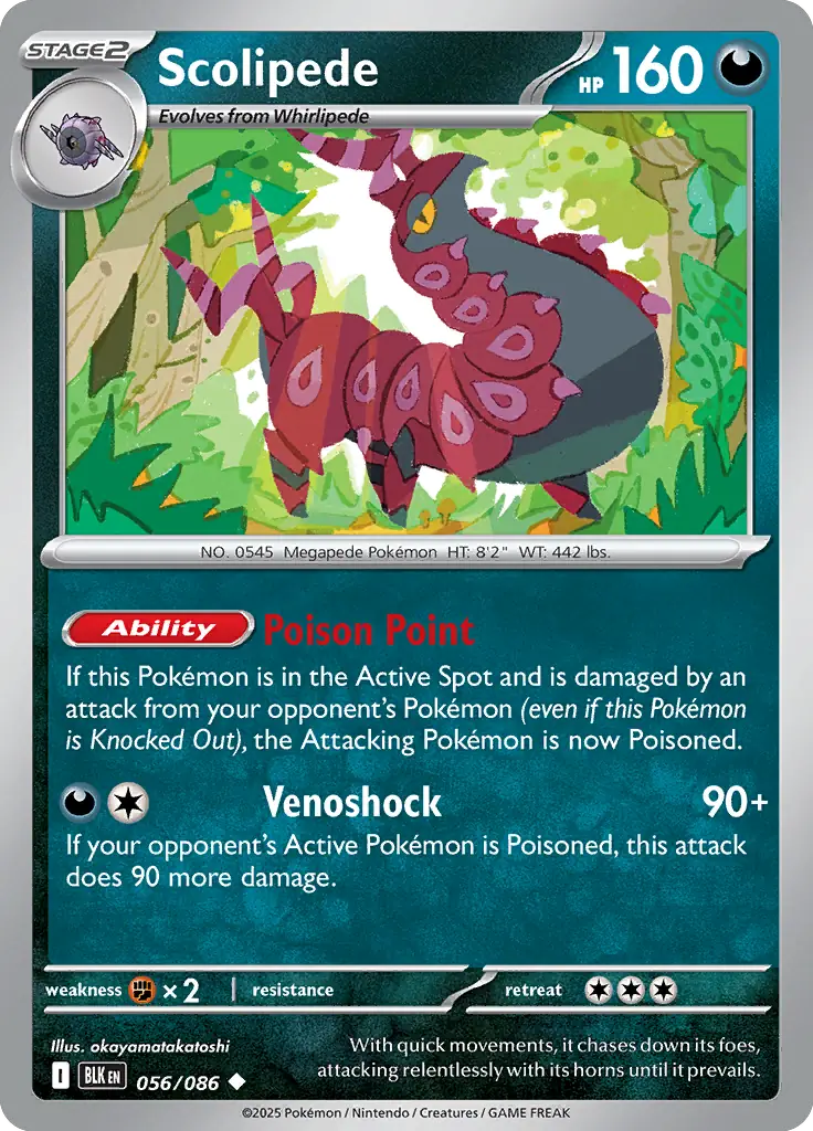 BLK - Black Bolt - 056/086 - Scolipede
