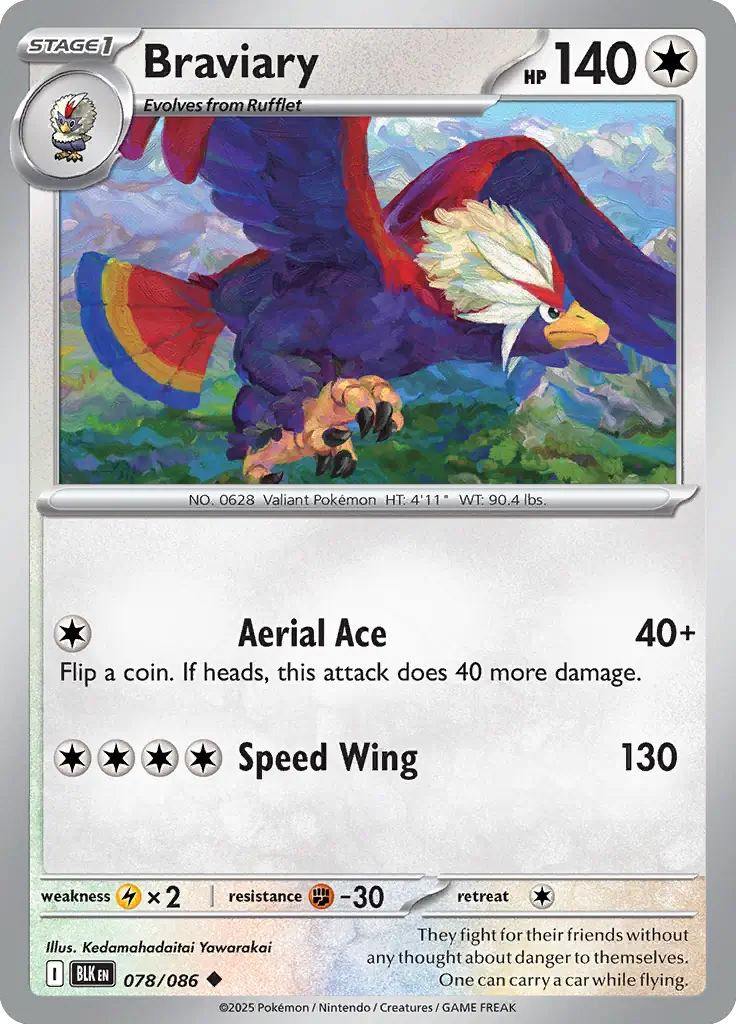 BLK - Black Bolt - 078/086 - Braviary