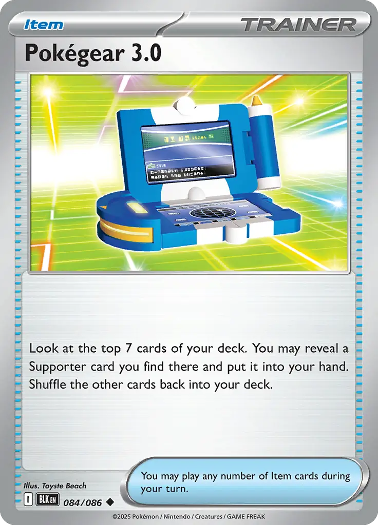 BLK - Black Bolt - 084/086 - Pokégear 3.0
