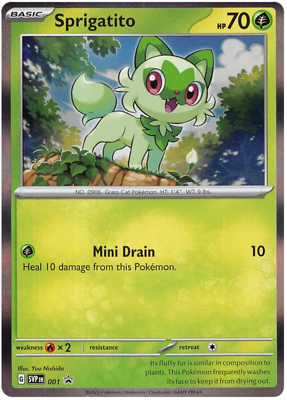 Scarlet & Violet Promos - SVP001 - Sprigatito (Holo)