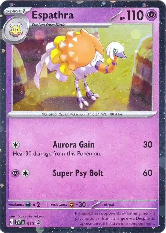 Scarlet & Violet Promos - SVP010 - Espathra (Cosmos Holo)