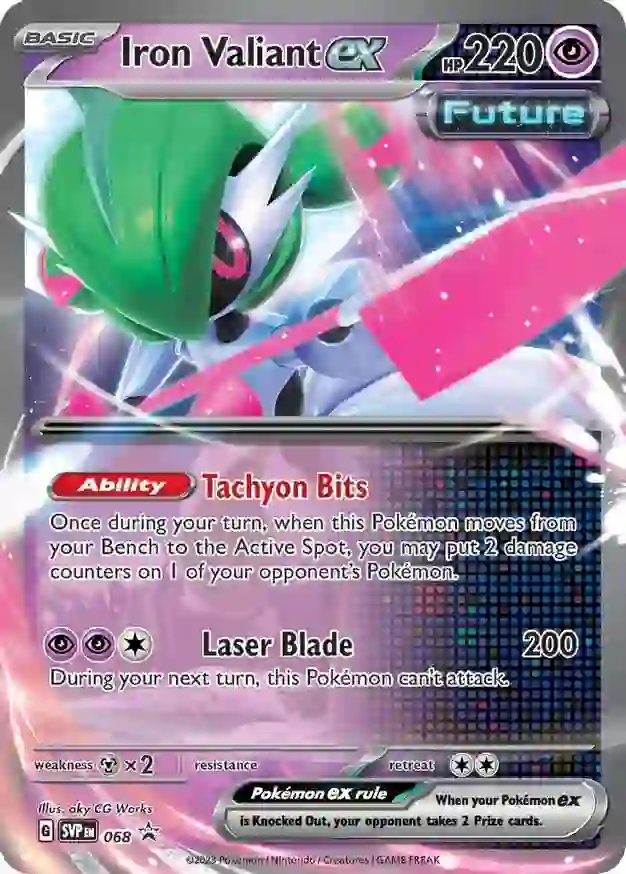 -Scarlet & Violet Promos - SVP068 - Iron Valiant ex