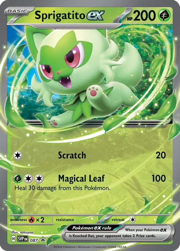 Scarlet & Violet Promos - SVP087 - Sprigatito ex