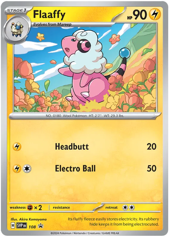 Scarlet & Violet Promos - SVP108 - Flaaffy