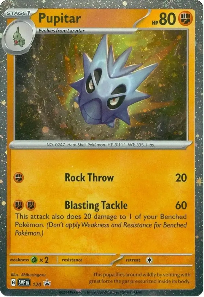 Scarlet & Violet Promos - SVP120 - Pupitar (Cosmos Holo)
