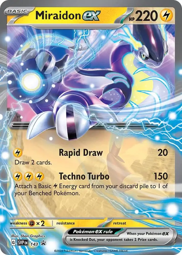 Scarlet & Violet Promos - SVP143 - Miraidon ex