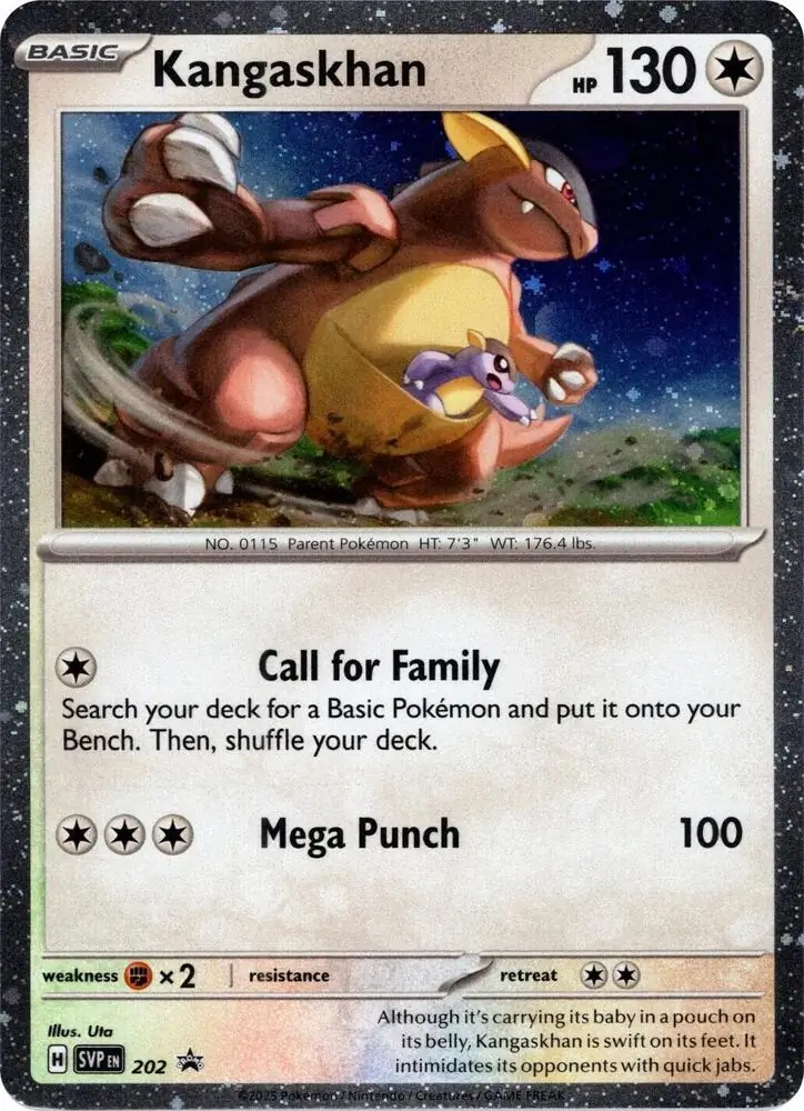 Scarlet & Violet Promos - SVP202 - Kangaskhan (Cosmos Holo)