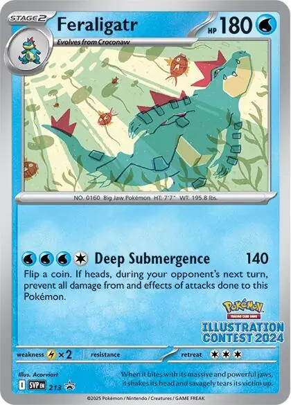 Scarlet & Violet Promos - SVP213 - Feraligatr