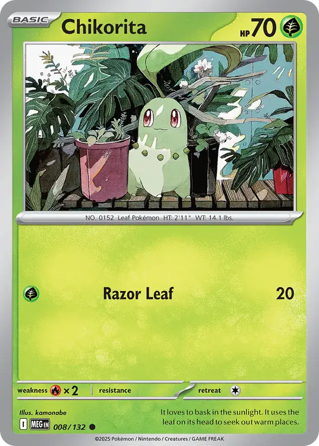 MEG - Mega Evolution - 008/132 - Chikorita