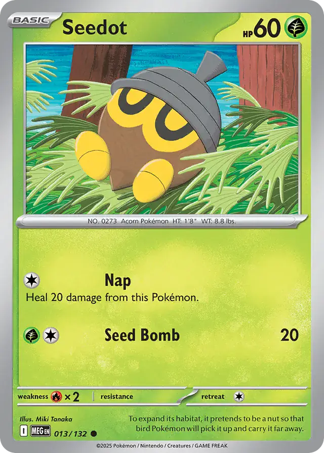 MEG - Mega Evolution - 013/132 - Seedot