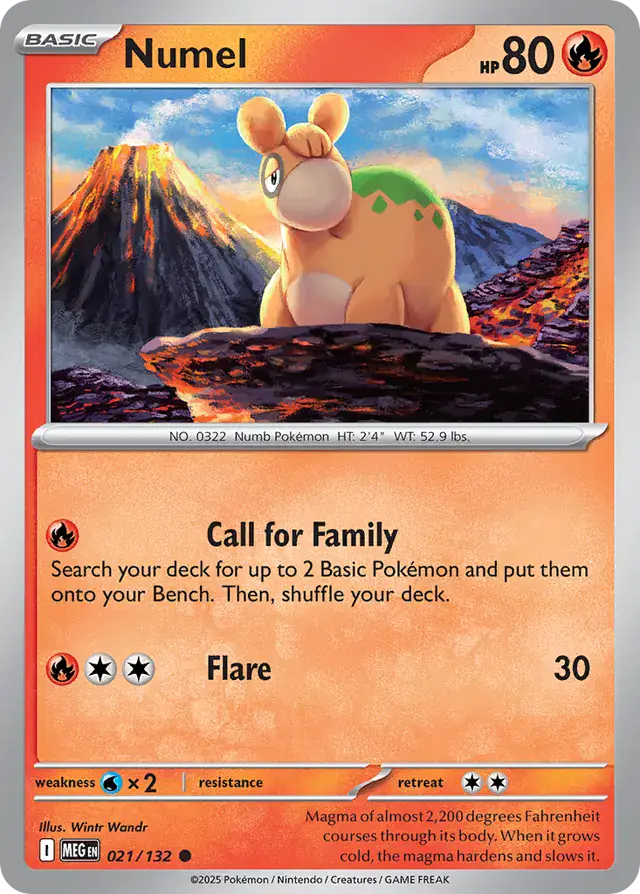 MEG - Mega Evolution - 021/132 - Numel