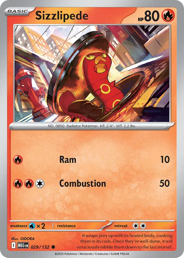MEG - Mega Evolution - 029/132 - Sizzlipede