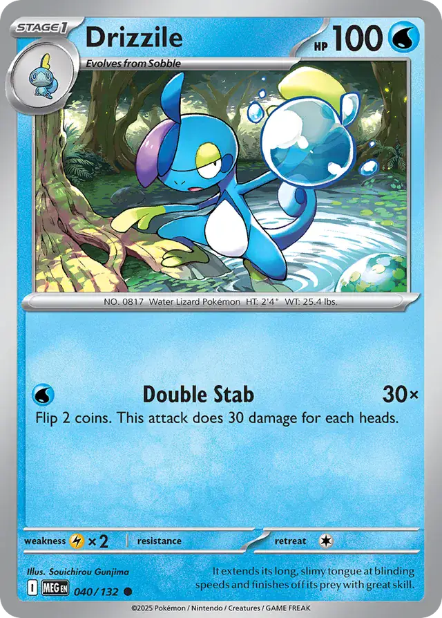 MEG - Mega Evolution - 040/132 - Drizzile