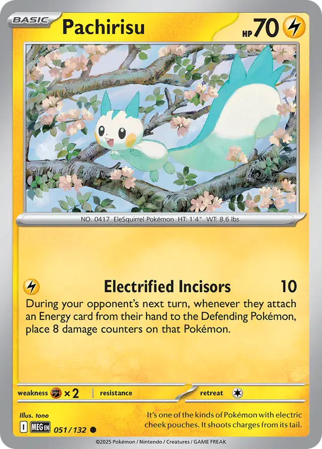 MEG - Mega Evolution - 051/132 - Pachirisu