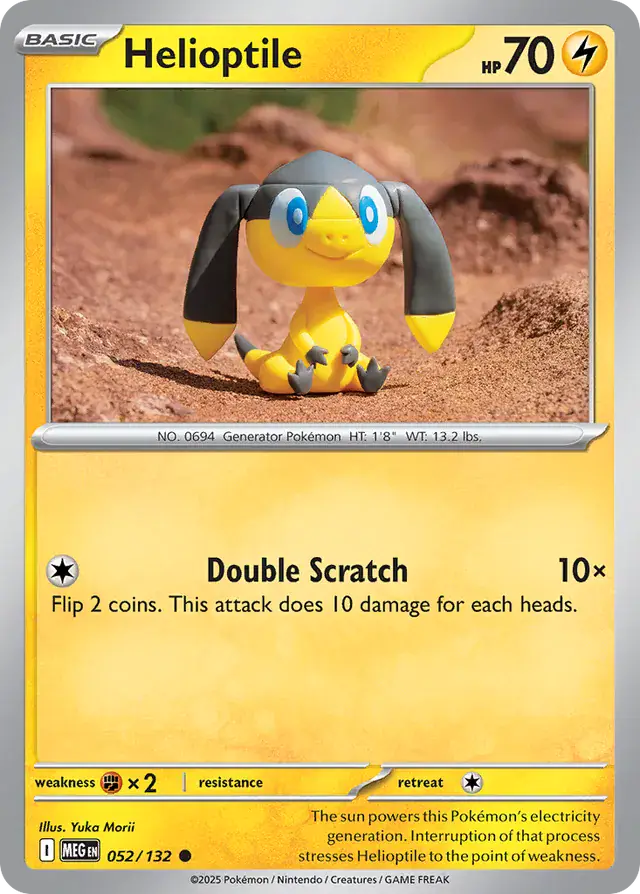MEG - Mega Evolution - 052/132 - Helioptile